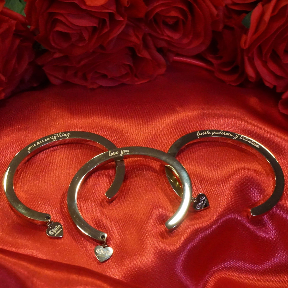 love affirmation bangles. affirmation bracelet.