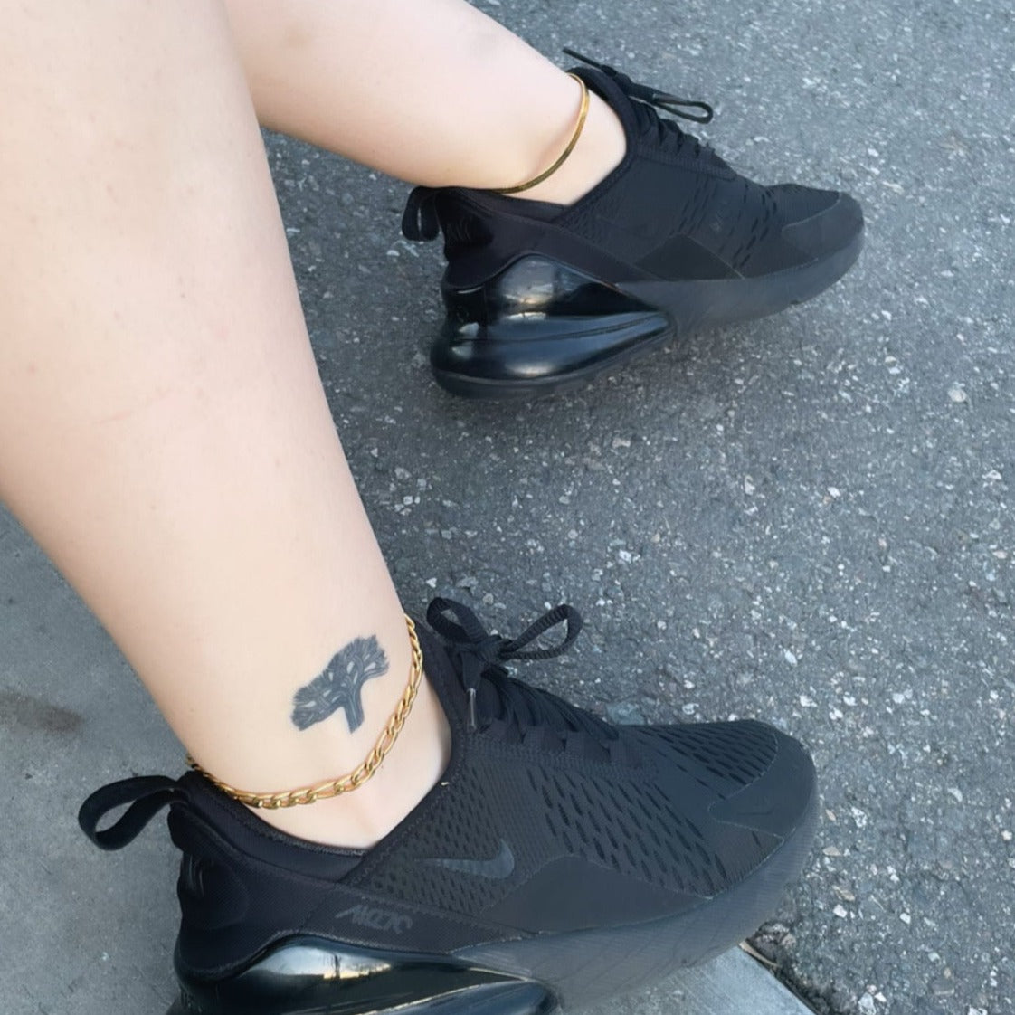 gold anklets. gold plate anklet.